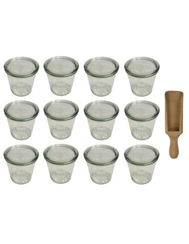 Słoiki i butelki - Słoiki WECK 12szt/ szklane wieko, miarka słoik 580ml MOLD - product 22