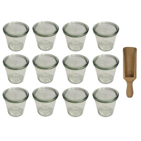 Słoiki WECK 12szt/ szklane wieko, miarka słoik 580ml MOLD