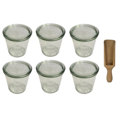 Słoiki WECK 6szt/ szklane wieko, miarka słoik 580ml MOLD