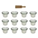 Słoiki WECK 12szt/ szklane wieko, miarka słoik 370ml MOLD