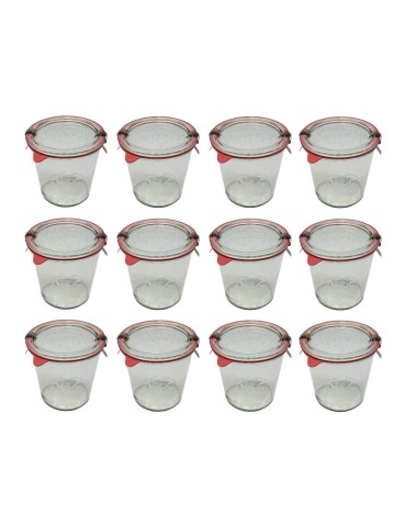 Słoiki i Dodatki - Słoiki WECK 12szt/ szkl. wieko,gumka, bl słoik 580ml MOLD - product 42