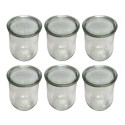 Słoiki WECK 6szt/ szklane wieko słoik 1l 1062ml TULIP