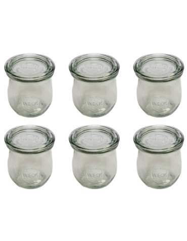 Słoiki i butelki - Słoiki WECK 6szt/ szklane wieko słoik 220ml TULIP - produkt 42