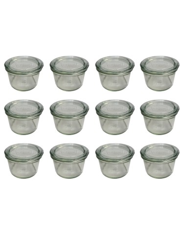 Słoiki i butelki - Słoiki WECK 12szt / szklane wieko słoik 200ml MOLD - product 22