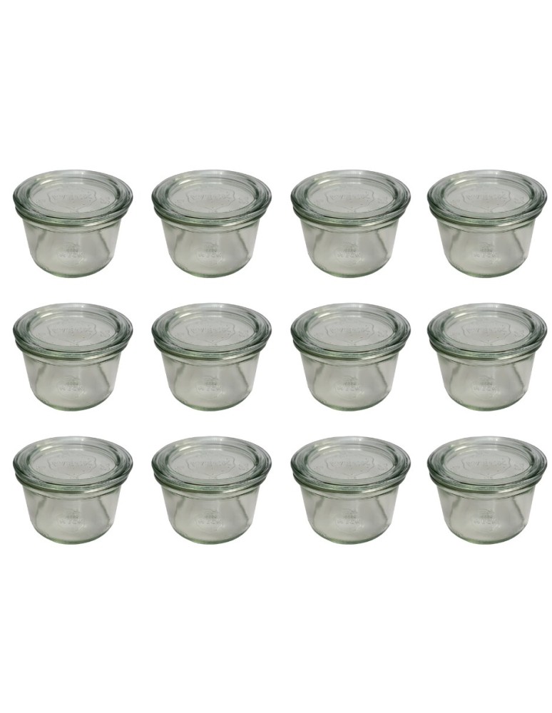 Słoiki i butelki - Słoiki WECK 12szt / szklane wieko słoik 200ml MOLD - product MODO24.PL 22
