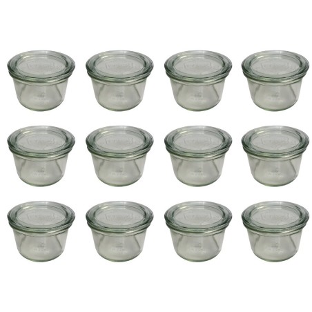Słoiki WECK 12szt / szklane wieko słoik 200ml MOLD