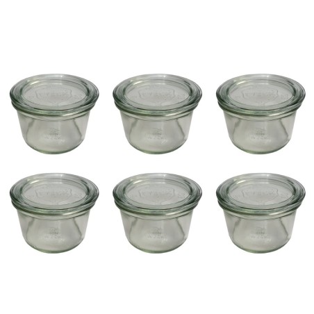 Słoiki WECK 6szt / szklane wieko słoik 200ml MOLD