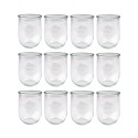 Słoiki WECK 12szt/ żaroodporny słoik 1l 1062ml TULIP