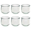 Słoiki WECK 6szt/ żaroodporny słoik 370ml TULIP