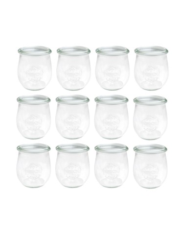 Słoiki i butelki - Słoiki WECK 12szt/ żaroodporny słoik 220ml TULIP - product 22