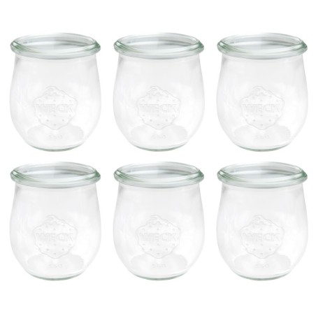Słoiki WECK 6szt/ żaroodporny słoik 220ml TULIP