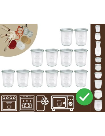 Słoiki i butelki - Słoiki WECK x12 / żaroodporny słoik 160ml MOLD - product 10