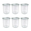 Słoiki WECK x6 / żaroodporny słoik 160ml MOLD