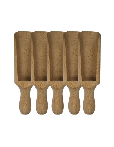 Słoiki i butelki - Słoiki WECK / miarka drewniana 8cm 5szt do SŁOIK WECK - product 22