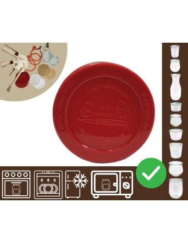 Słoiki i butelki - Słoiki WECK / silikonowe wieko 60mm do SŁOIK WECK - product 20