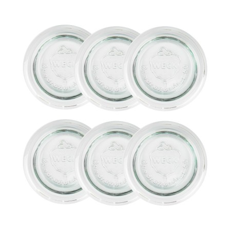 Słoiki WECK 6szt / szklane wieko 60mm do SŁOIK WECK