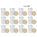 Słoiki WECK 12szt/ drewniane wieko, nabierak słoik 1050ml 1l MOLD