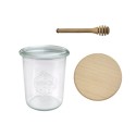 Słoiki WECK / drewniane wieko, nabierak słoik 160ml MOLD