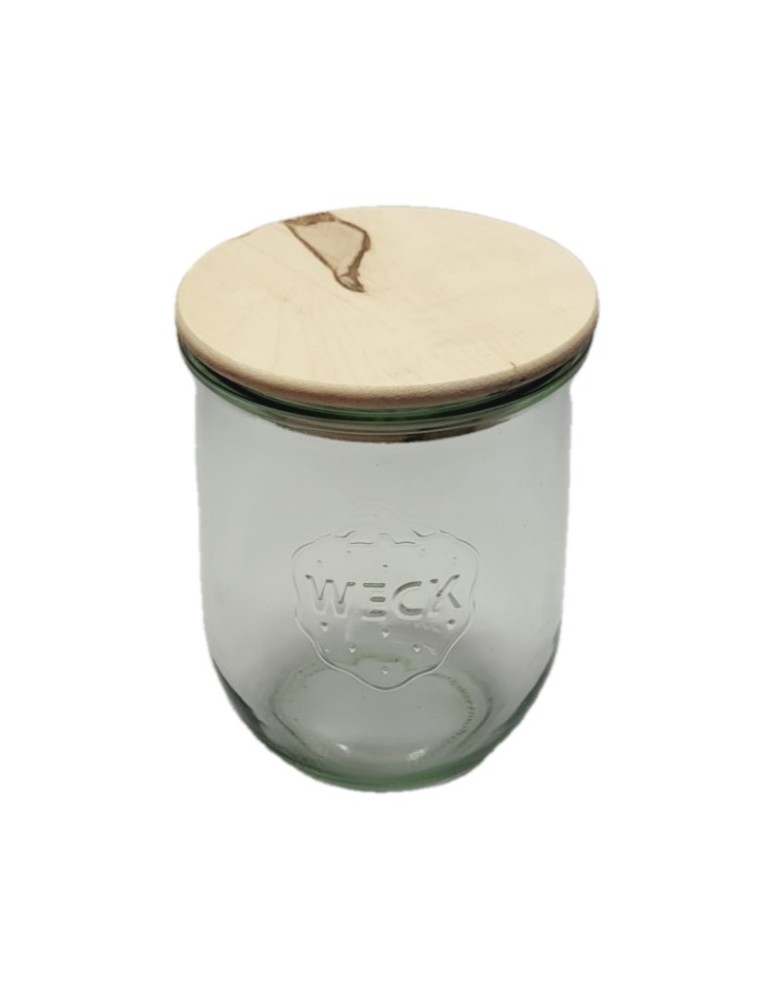 Słoiki i butelki - Słoiki WECK / drewniane wieko słoik 1l 1062ml TULIP - product MODO24.PL 22