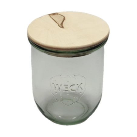 Słoiki WECK / drewniane wieko słoik 1l 1062ml TULIP