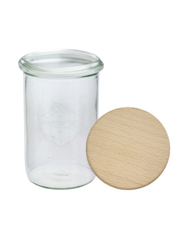 Słoiki i butelki - Słoiki WECK / drewniane wieko słoik 1050ml 1l MOLD - product 22