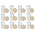 Słoiki WECK 12szt/ drewniane wieko słoik 1050ml 1l MOLD