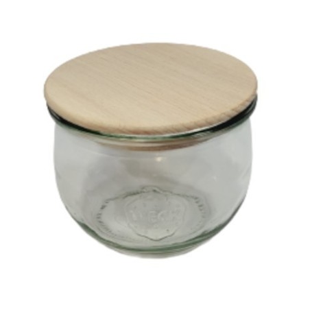 Słoiki WECK / drewniane wieko słoik 580ml TULIP