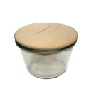 Słoiki WECK / drewniane wieko słoik 370ml MOLD