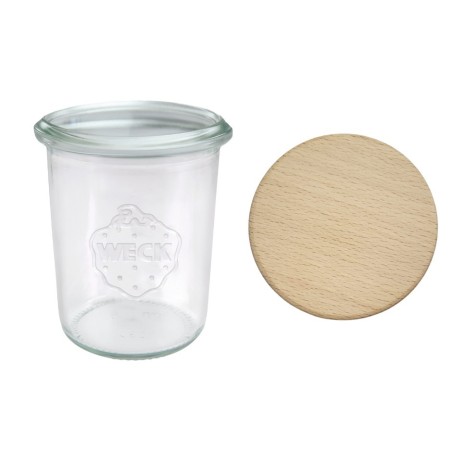 Słoiki WECK / drewniane wieko słoik 160ml MOLD