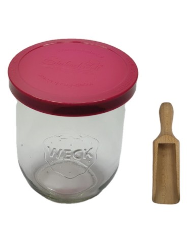 Słoiki i butelki - Słoiki WECK / silikonowe wieko, miarka słoik 1l 1062ml TULIP - product 32