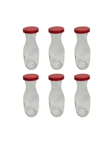Słoiki i butelki - Słoiki WECK 6szt/ silikonowe wieko KARAFKA 1l 1062ml BUTELKA - product 32