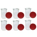 Słoiki WECK 6szt/ silikonowe wieko słoik 1050ml 1l MOLD