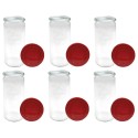 Słoiki WECK 6szt/ silikonowe wieko słoik 1040ml 1l CYLINDER