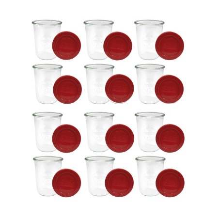 Słoiki WECK 12szt/ silikonowe wieko słoik 850ml MOLD