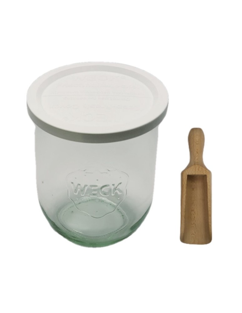 Słoiki i butelki - Słoiki WECK / plastikowe wieko, miarka słoik 1l 1062ml TULIP - product MODO24.PL 32
