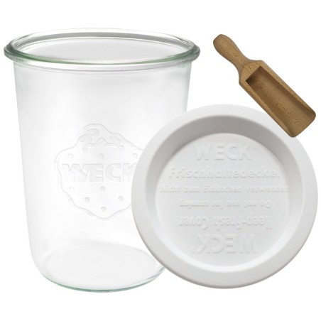 Słoiki WECK / plastikowe wieko, miarka słoik 850ml MOLD