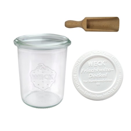 Słoiki WECK / plastikowe wieko, miarka słoik 160ml MOLD