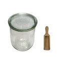 Słoiki WECK / szklane wieko, miarka słoik 1l 1062ml TULIP