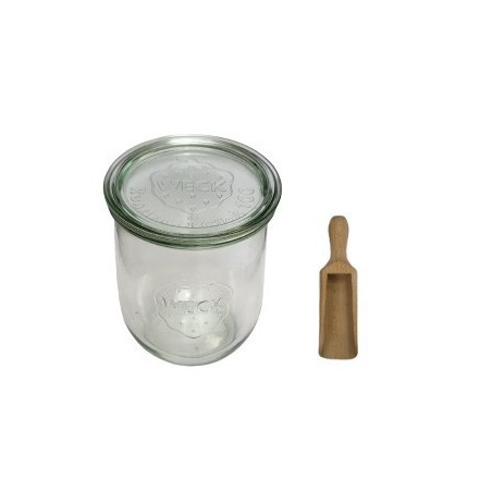 Słoiki WECK / szklane wieko, miarka słoik 1l 1062ml TULIP