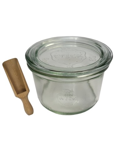 Słoiki i butelki - Słoiki WECK / szklane wieko, miarka słoik 200ml MOLD - produkt 42
