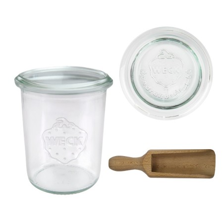 Słoiki WECK / szklane wieko, miarka słoik 160ml MOLD