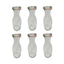 Słoiki WECK 6szt/ szkl. wieko,gumka, bl KARAFKA 1l 1062ml BUTELKA