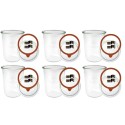 Słoiki WECK 6szt/ szkl. wieko,gumka, bl słoik 850ml MOLD