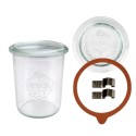 Słoiki WECK / szkl. wieko,gumka, bl słoik 160ml MOLD