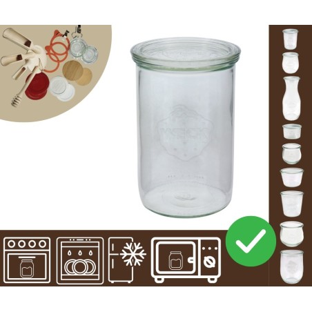 Słoiki WECK / szklane wieko słoik 1050ml 1l MOLD