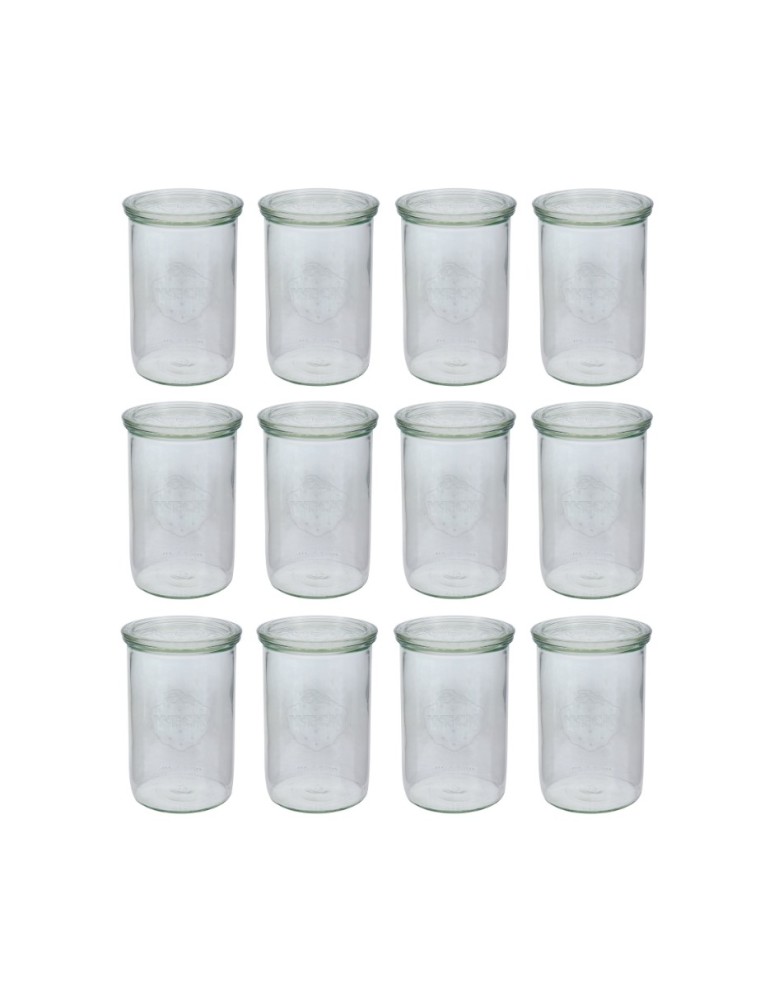 Słoiki i butelki - Słoiki WECK 12szt/ szklane wieko słoik 1050ml 1l MOLD - produkt MODO24.PL 42