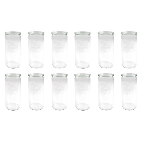Słoiki WECK 12szt/ szklane wieko słoik 1040ml 1l CYLINDER
