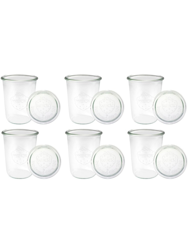 Słoiki i butelki - Słoiki WECK 6szt/ szklane wieko słoik 850ml MOLD - produkt MODO24.PL 42