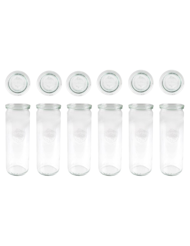 Słoiki i Dodatki - Słoiki WECK 6szt/ szklane wieko słoik 600ml CYLINDER - product MODO24.PL 42