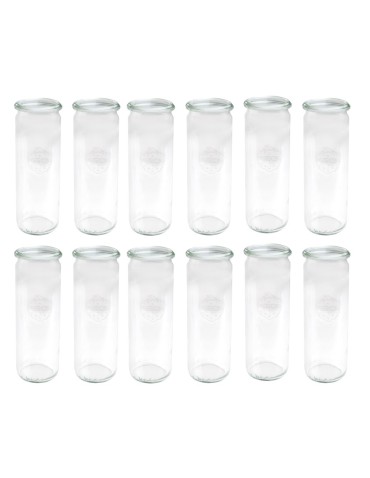 Słoiki i butelki - Słoiki WECK 12szt/ żaroodporny słoik 600ml CYLINDER - product 32